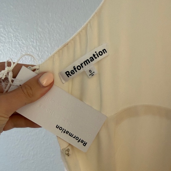 Reformation Lecce Maxi Dress Ivory - Picture 6 of 6